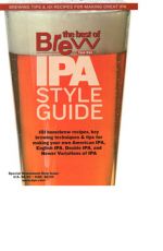 IPA (India Pale Ale) Style guide